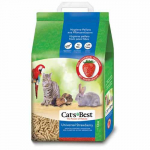 Cats Best Kočkolit Jahoda looduslikud graanulid maasikal&otilde;hnalised kassidele ja n&auml;rilistele, 10 l / 5.5 kg