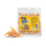 Hau&Miau Twisted Chicken Slices t&auml;iends&ouml;&ouml;t koertele, kanaliha filee ampsud, 500 g