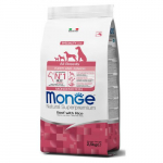 Monge All Breeds Puppy And Junior Beef And Rice t&auml;iss&ouml;&ouml;t igat t&otilde;ugu kutsikatele ja noortele koertele, 12 kg