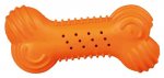 Trixie Rustling Bone Natural Rubber koera m&auml;nguasi n&auml;rimiseks ja kandmiseks, 11 cm