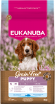 Eukanuba Puppy & Junior Small & Medium Grain Free Ocean Fish teraviljavaba kuivtoit kutsikatele ookeani kalaga, 3 kg
