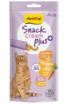 GimCat Snack Cream + kana & porgand (Sterilised) kreemmaiused kassidele, steriliseeritud kassidele, 6x15 g