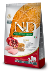 Farmina N&D Ancestral Grain Chicken Pomegranate Light Adult Medium Maxi kuivtoit t&auml;iskasvanud koertele kaalukontrolliks, kanaliha ja granaat&otilde;unaga, 12 kg