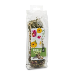 Witte Molen T&auml;iends&ouml;&ouml;t n&auml;rilistele ja v&auml;ikestele loomadele: Puur HAY STICK MARIGOLD & ROSE PETALS 70g
