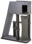 Trixie Cat Tree Active kassipuu ronimiskaldtee ja lamamispesaga, hall, 122 cm