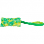 Trixie Bungee Fun pol&uuml;ester koeramangu koos elastse k&auml;epidemega, laimiroheline, 20 cm/47 cm