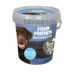 Four Friends Training Treats Beef & Liver treeningmaiused koertele veiseliha ja maksaga, 400 g