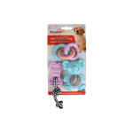 Flamingo Loekie kutsikam&auml;nguasjade komplekt TPR materjalist, 3 tk.