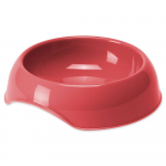 Dog Fantasy Gusto Bowl Spicy Coral plastikkauss koertele stabiilse alusega, 350 ml