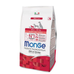 Monge Mini Puppy & Junior Chicken & Rice kuivtoit v&auml;ikestele kutsikatele ja noortele koertele, 0,8 kg