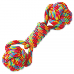 Dog Fantasy Woven Rope Dumbbell koerte n&ouml;&ouml;rm&auml;nguasi, 25 cm