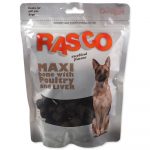 Rasco Maxi Bone With Poultry And Liver maius koertele kanaliha ja maksaga, luukujuline, 450 g