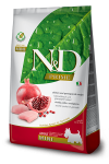Farmina N&D Dog Prime Chicken Pomegranate Adult Mini teraviljavaba kuivtoit t&auml;iskasvanud v&auml;ikestele t&otilde;ugudele kanaliha ja granaat&otilde;unaga, 7 kg
