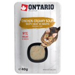 Ontario Soup Adult Chicken And Cheese With Rice kasside supp t&auml;iskasvanud kassidele, 40 g