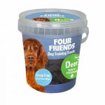 Four Friends Training Treats Deer treeningmaiused koertele hirvelihaga, teraviljavaba, 400 g