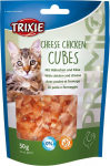 Trixie PREMIO Cheese Chicken Cubes maiitused kassile kanaga ja juustuga, 50 g
