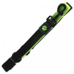 Active Dog Leash Bungee Neoprene L elastne rihm suurtele koertele neopreeni ja nailoniga, laimiroheline, 2,5x120 cm