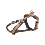 Trixie Premium Trekking Harness rakmed koertele, karamell/p&auml;hkel, L: 70&ndash;85 cm/25 mm