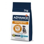 Advance Veterinary Diets Weight Balance Mini dieetkuivtoit t&auml;iskasvanud miniatuursetele &uuml;lekaalulistele koertele, 3 kg