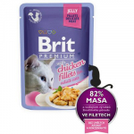 Brit Premium Cat Delicate Fillets In Jelly With Chicken m&auml;rgtoit t&auml;iskasvanud kassidele, 85 g