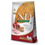 Farmina N&D Low Grain Adult S Kana & Granaat&otilde;un madala teraviljasisaldusega kuivtoit v&auml;ikestele t&auml;iskasvanud koertele, 2.5 kg