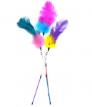 GimCat Cat Teaser Long Feathers And Bells kassip&uuml;&uuml;dja pikkade sulgede ja kellukestega