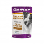 Gemon Dog Pouch K&otilde;ik T&otilde;ud Steriliseeritud T&uuml;kid Kanaliha ja Kalkuniga 100 g