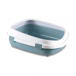 StefanPlast Queen pesakast servaga, valge/sinine, 71x55x24,5 cm