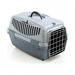StefanPlast Gulliver 1 transpordipuur koertele ja kassidele metallustega, helesinine/terasinine, 48 x 32 x 31 cm