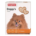 Beaphar Doggy's Biotin vitamiinilisandiga maiustabletid koertele terve naha ja karvkatte jaoks, 75 tabl.