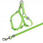 Trixie Cat One Touch rakse koos rihma, reguleeritav, nailon, 26-37 cm/10 mm, 1.20 m