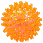 Dog Fantasy M&auml;ngupall vilega Oranž termoplastilisest kummist m&auml;nguasi koertele, l&auml;bim&otilde;&otilde;t 6 cm