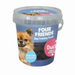 Four Friends Training Treats Duck treeningmaiused koertele pardi liha ja maksaga, 400 g