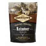 Carnilove Reindeer for Adult teraviljavaba kuivtoit t&auml;iskasvanud koertele hirveliha, 1.5 kg