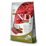 Farmina N&D Grain Free Adult Skin Coat All Breed kuivtoit pardilihaga ja kinoaga t&auml;iskasvanud koertele naha ja karvkatte tervise toetamiseks, 7 kg