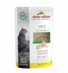 Almo Nature HFC Natural Plus kanakoivad konservid t&auml;iskasvanud kassidele kanaga, 55 g
