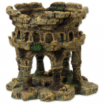Aqua Excellent Ancient Castle Ruin akvaariumi kaunistus lossivaremed, mittetoksiline, 12,5x12x12 cm