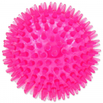Dog Fantasy Vilega pall m&auml;nguasi koertele heliga, roosa, 8 cm