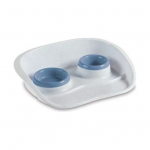 Stefanplast SET DINNER libisemiskindel alus roostevabast terasest kaussidega koertele ja kassidele, nordik.sinine/valge, 2x 0.75 l