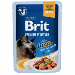 Brit Premium Cat Delicate Fillets In Gravy With Tuna konservid kassidele, 85 g