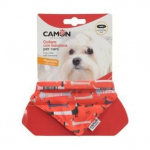 Camon kaelarihm koertele punase bandaaniga, nailonist, M suurus, 20x350-500 mm