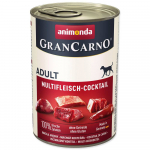 Animonda Gran Carno Adult Meat Mix konservid koertele erineva lihaga, 400 g