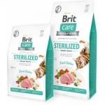 Brit Care Cat Grain-Free Sterilized Urinary Health teraviljavaba kuivtoit t&auml;iskasvanud ja steriliseeritud kassidele kanaliha, neerude ja kuseteede tervise jaoks, 2 kg