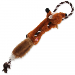 Dog Fantasy Toy Skinneeez TUGS Fox pl&uuml;&uuml;sist m&auml;nguasi koertele koos piiksuva heliga, 57,5 cm