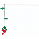 Trixie Xmas &Otilde;ngerpulk mistletoe puidust m&auml;nguasi kassidele pl&uuml;si elementidega, 48 cm