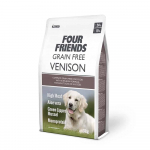 FourFriends venison grain free monoproteiinne teraviljavaba kuivtoit allergilistele koertele hirvelihaga, 3 kg