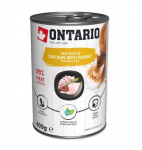 Ontario Chicken With Rabbit Flavoured With Cranberries konservtoit t&auml;iskasvanud kassidele kanaliha ja k&uuml;&uuml;likulihaga, j&otilde;hvikatega, 400 g