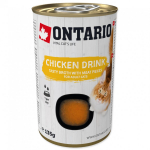 Ontario Drink Adult Chicken t&auml;iends&ouml;&ouml;t t&auml;iskasvanud kassidele, kanaliha supiga vedeliku tarbimiseks, 135 g