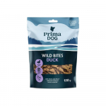 PrimaDog Wild Bites Duck With Echinacea teraviljavabad poolniisked maiused koertele pardilihaga, 150 g