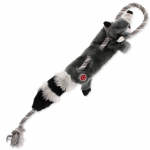 Dog Fantasy Skinneeez TUGS Racoon m&auml;nguasi koertele koos k&ouml;ie ja piiksuva heliga, 57,5 cm